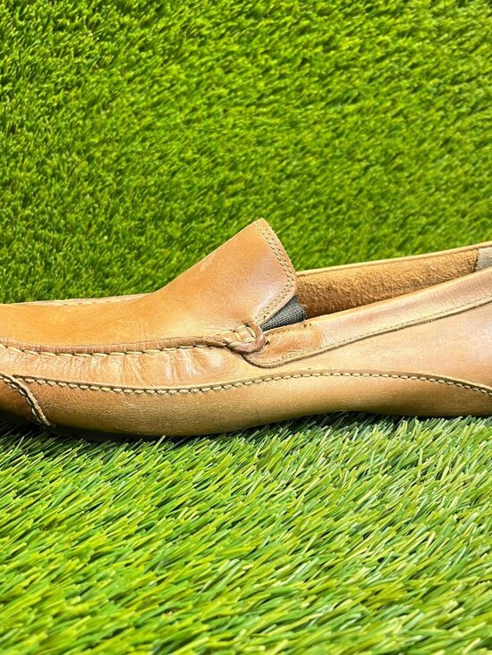 Rockport Luxury Cruise Venetian Mens Size 10.5 Brown Casual Slip On Loafer Shoes